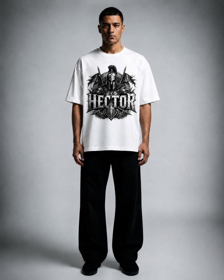Бяла памучна тениса HECTOR